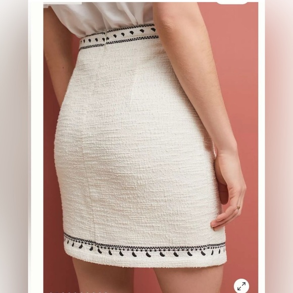 Dolan x Anthropologie Tulley Textured Mini Skirt Size M - Picture 6 of 12